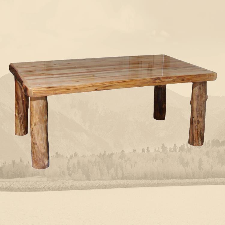 Rustic Log Dining Table
