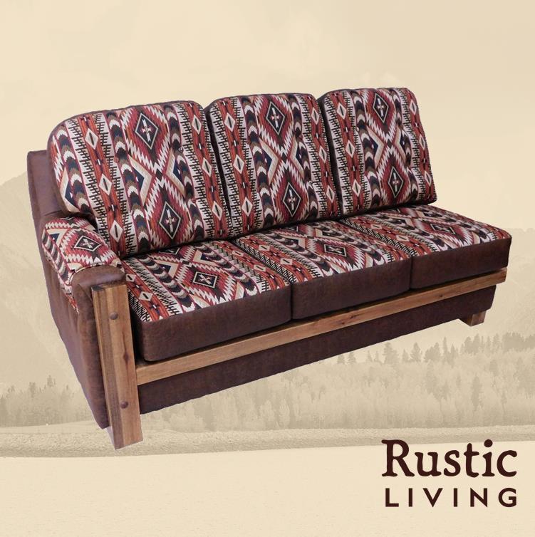 Aspen Rustic LH Mountain Comfort Sofa