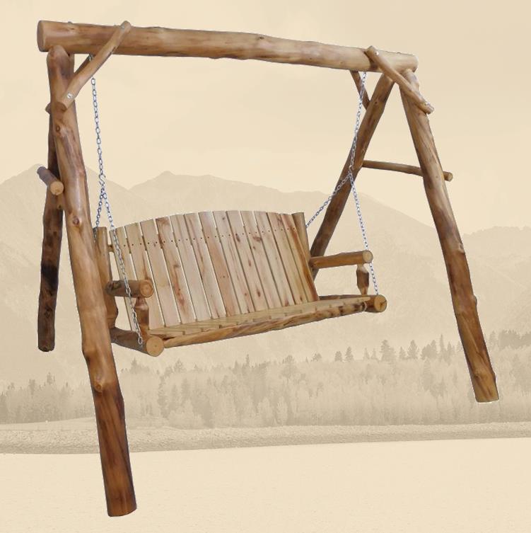Rustic Log Outdoor Living