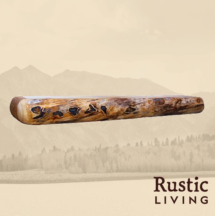 Rustic Log Mantels