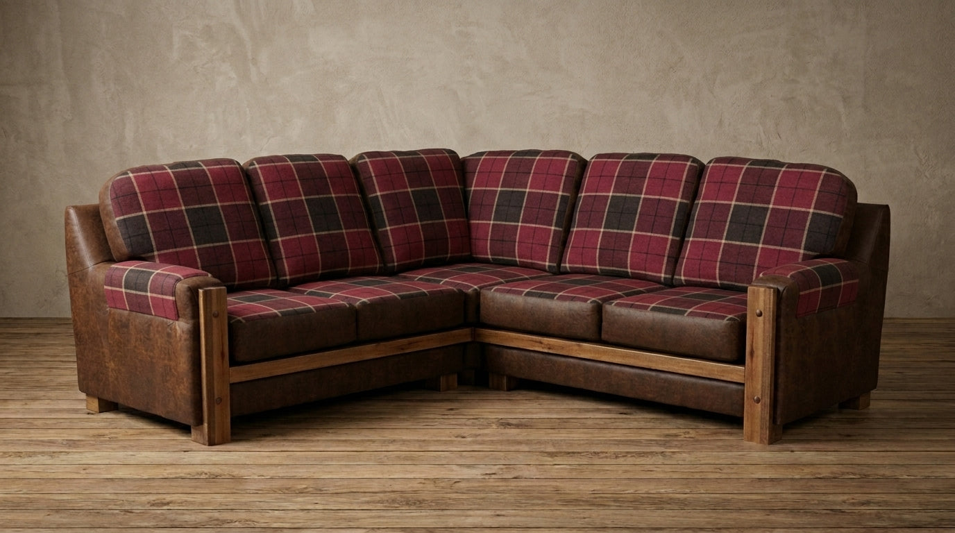 Rustic Farmhouse Loveseat x Loveseat Mountain Comfort Sectional
