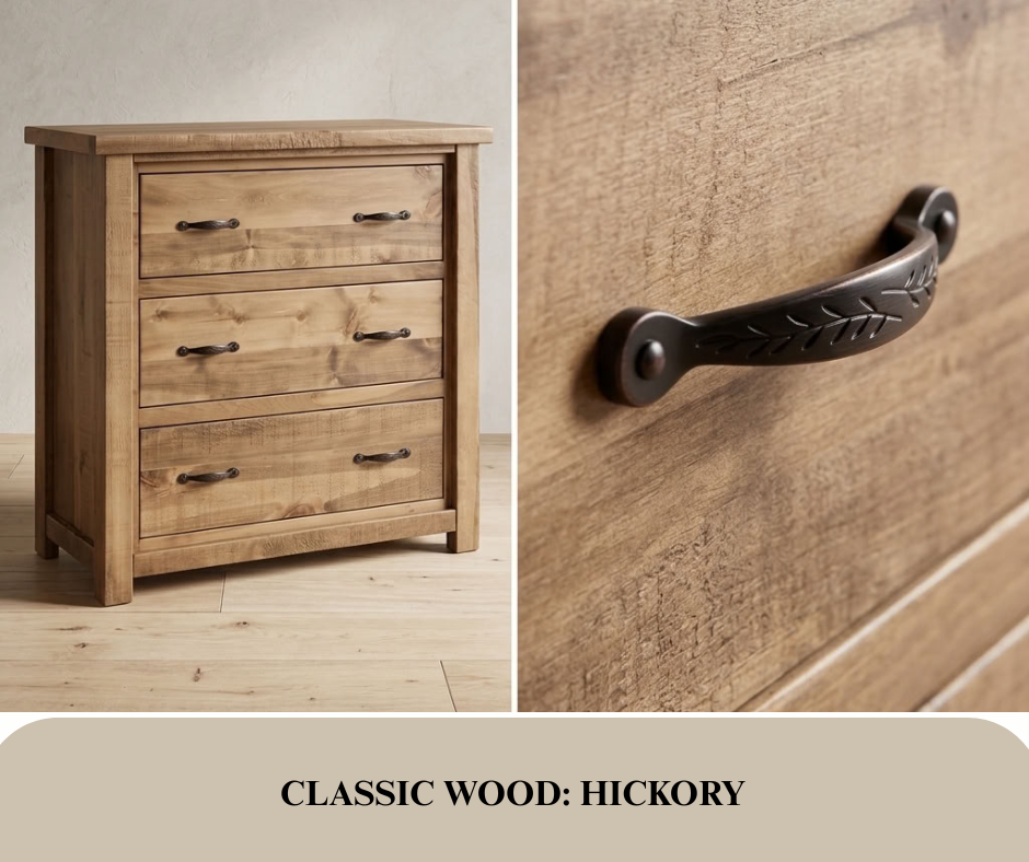 Rustic Farmhouse 3 Drawer Chest in Artisan