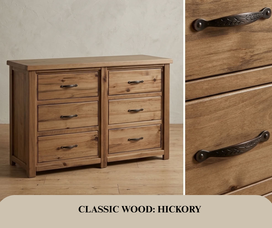 Rustic Farmhouse 6 Drawer Dresser in Artisan