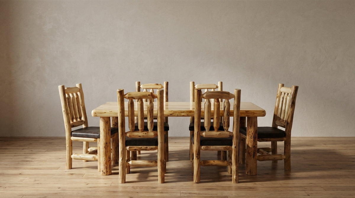 Aspen Rustic Log Timberland Dining Chair