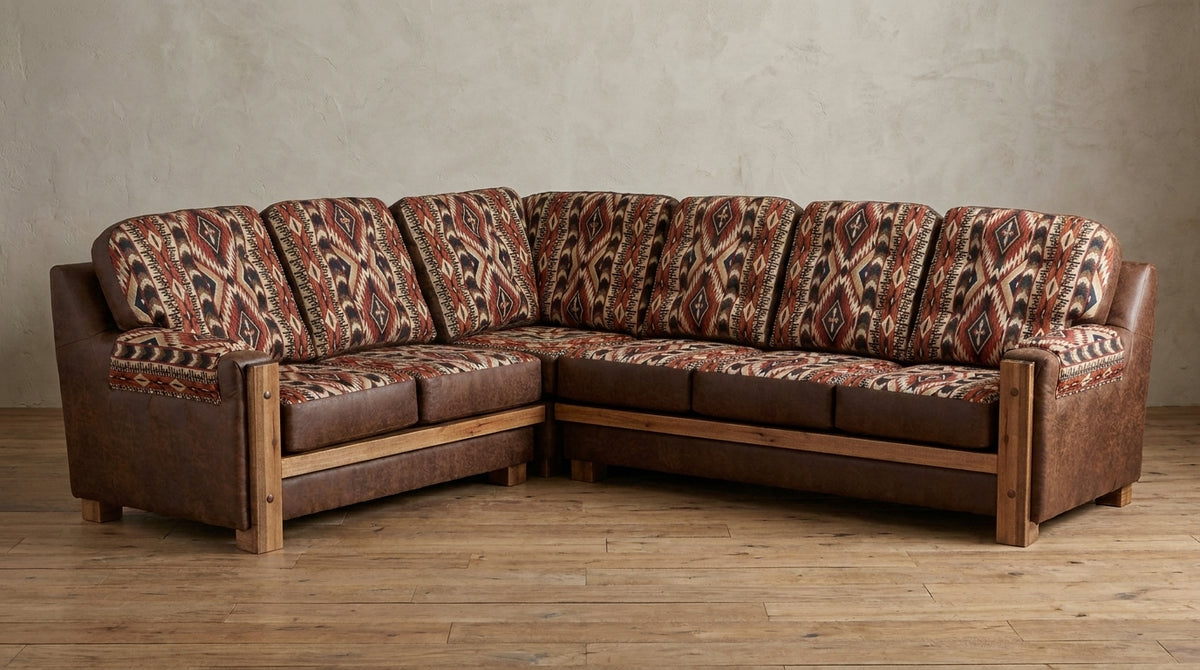 Aspen Farmhouse sofa by loveseat with a polyester fabric. 