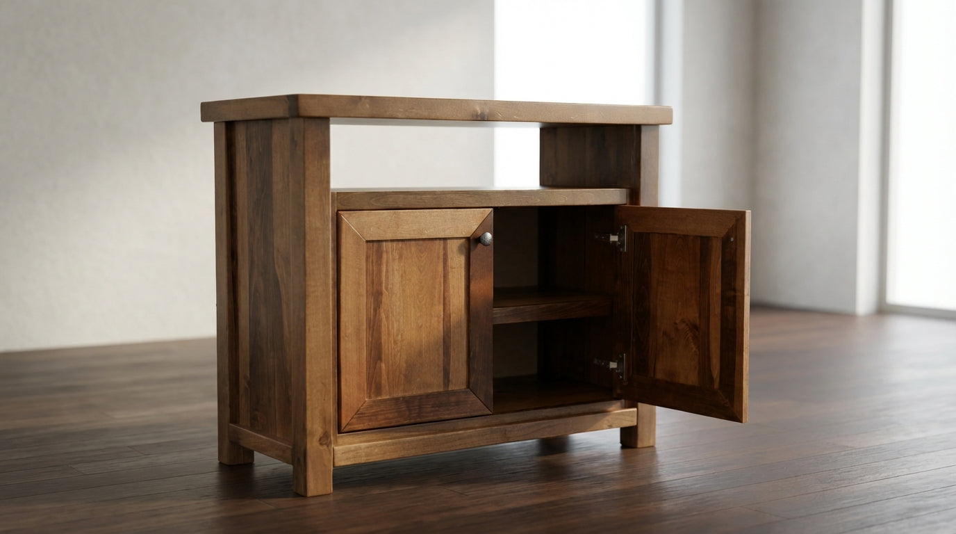 Rustic Farmhouse Television Cabinet in Artisan