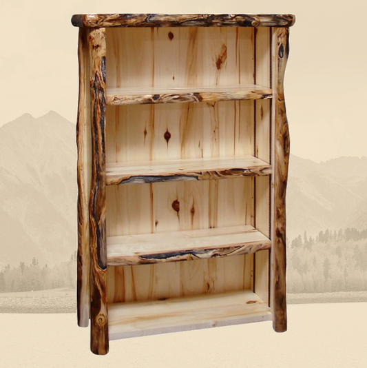 Log 60"h Bookcase