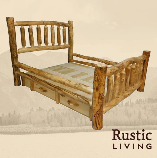 Log UD for Classic Bed in Flat Front