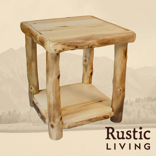 Log End Table