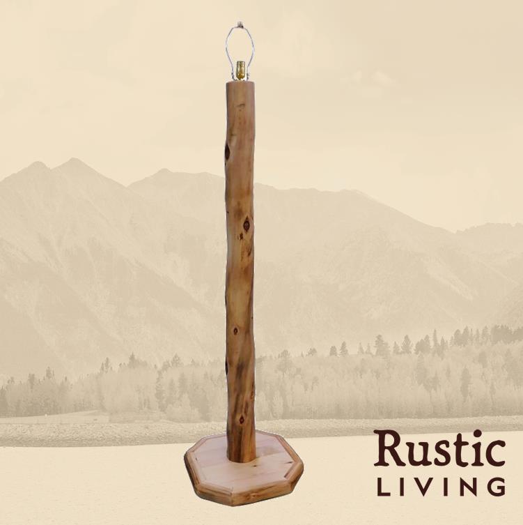 Log Floor Lamp