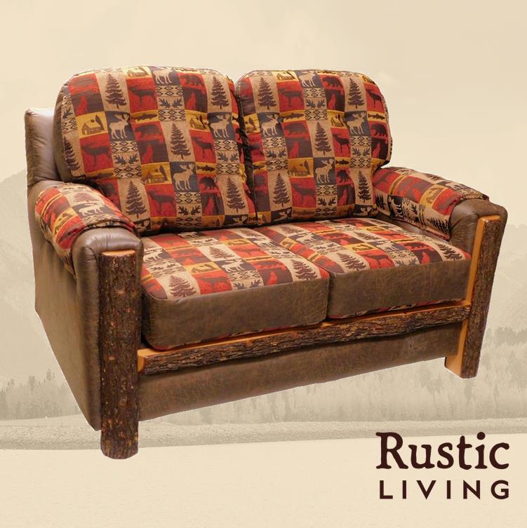 Log Mountain Comfort Love Seat