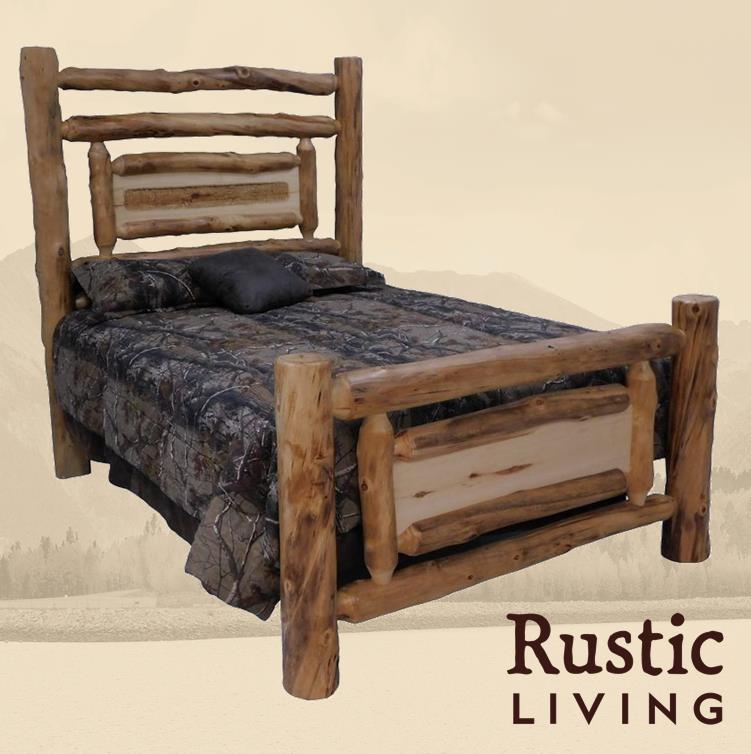 Log Mountain Rivers Accent Bed