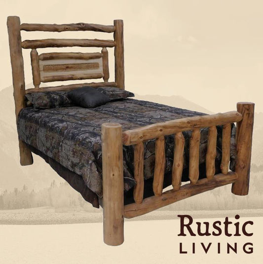 Log Riverside Accent Bed