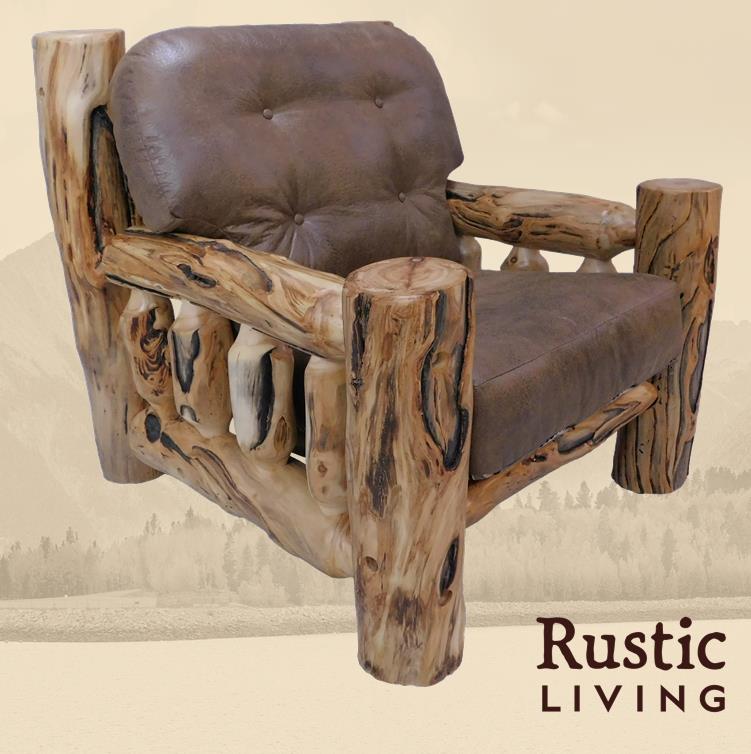 Log Timber Comfort Chair