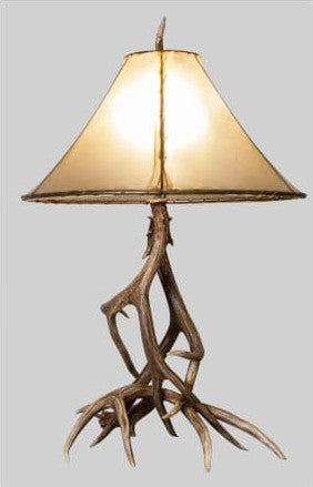 Whitetail Deer Antler Table Lamp Large