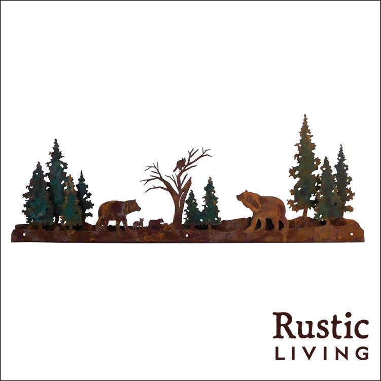 Old Timber Metal Wall Art