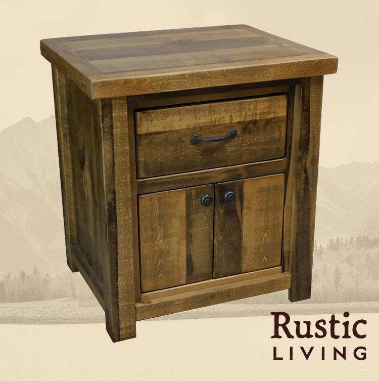 Rustic Night Stand in Artisan