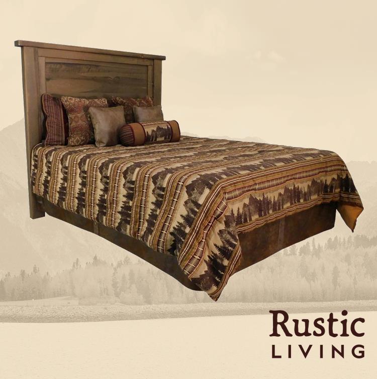 Rustic Woodland Headboard