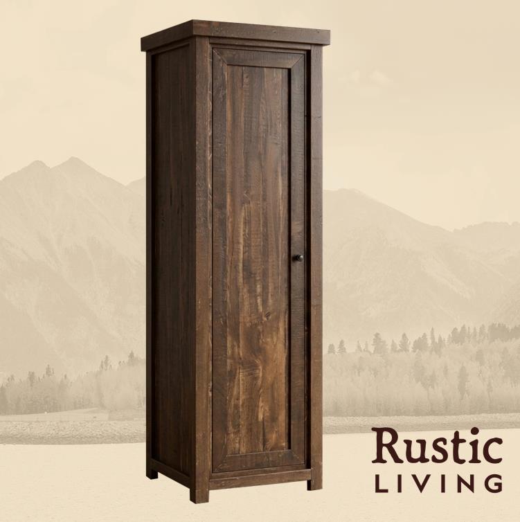 Aspen Rustic Farmhouse Storage Cabinet in Artisan