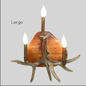 Whitetail Antler Series Sconce- Large