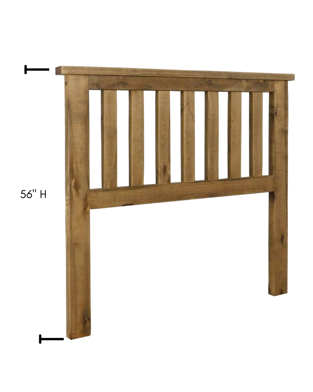 Aspen Rustic Woodland Headboard in Timberframe