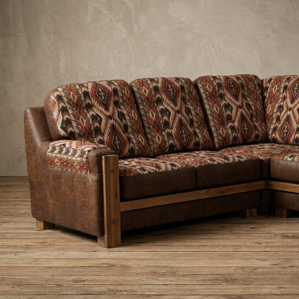 Rustic Farmhouse Loveseat x Loveseat Mountain Comfort Sectional