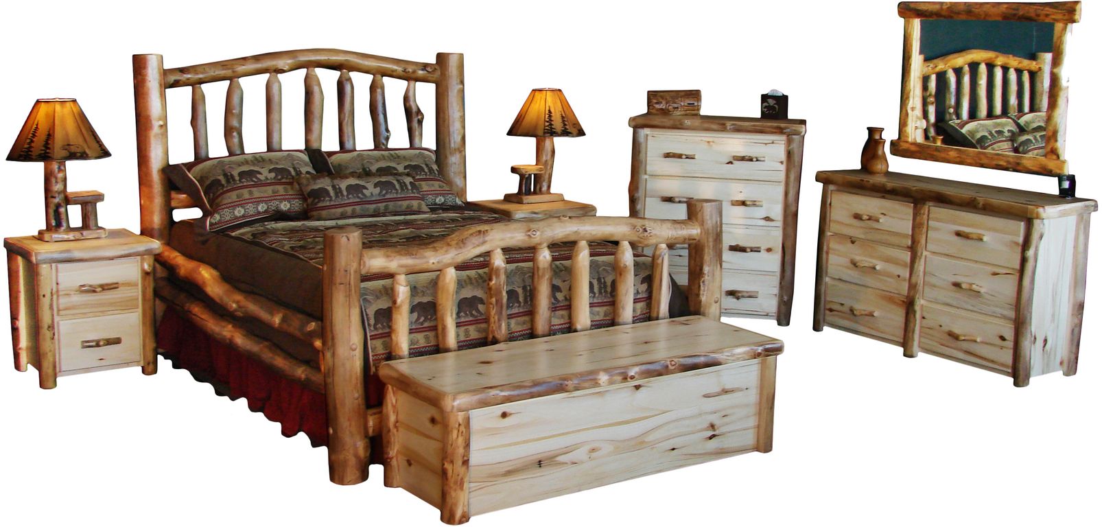 Log Furniture   FF  CL SET2 